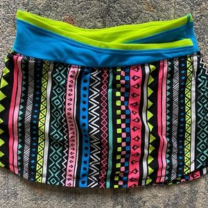 Ivivva Girl's Multicolor Athletic Skort (sz 14)